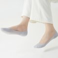 thumbnail image 4 of No Show Socks Women Lace Flower Cotton Bottom Invisible Socks Low Cut Non Slip Breathable Socks 5 Pack, 4 of 6