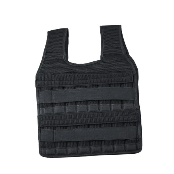 Bagail Gilet Lesté Pour la Musculation, Taille Ajustable, Poche