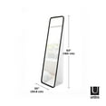 thumbnail image 4 of Umbra Hub Full-Length Wall Mirror,Black, 4 of 6