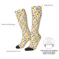 thumbnail image 4 of Yiaed Autumn Pumpkins Blooms Print Great elasticity Adult Stockings Sports socks for Men and Women, 4 of 6