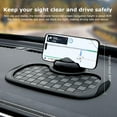 thumbnail image 5 of Car Dashboard Non-Slip Mat with Phone Holder Parking Number Plate Spot, 5 of 8