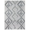 thumbnail image 7 of Playa Rug Machine Washable Area Rug With Non Slip Backing - Stain Resistant - Eco Friendly - Family and Pet Friendly - Aspen Tribal Moroccan Bohemian Creme&Black Design 8'x10', 7 of 7