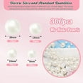 thumbnail image 2 of Lsupdaol 300Pcs Pearl Vase Filler, Ivory No Hole Faux Pearl Beads for Centerpieces Vases, Candle Centerpieces, Wedding Birthday Party Home Decor 8/10/14/20mm, 2 of 11