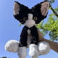 thumbnail image 5 of Muñeco de peluche de gato Devon Rex de 40 cm, bonito gatito de simulación, peluche Devon Rex, precioso juguete suave para cumpleaños de niño y niña, 5 of 5