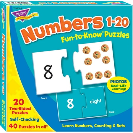 Number Puzzle Set - Trend, TEPT36003, Fun-to-Know 3