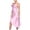 Pink, variant on Blmnix Party Dresses for Women Satin Slip Dress Elegant Dress Cocktail-Length Black Sleeveless Square Neckline Sweater Dress,L