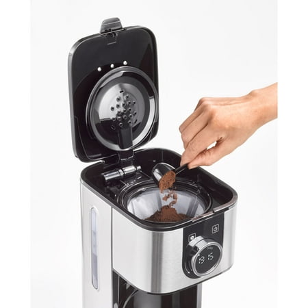 Caso Design - Hot Brew 10 cup Coffee Maker - Stainless Steel