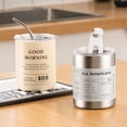 thumbnail image 4 of Nomeni Thermos Cup Clearance, American Stainless Steel Coffee Cup Portable High Value Takeaway Accompanying Cup Insulation Water Cup with Straw Latte Cup Home Essentials, 4 of 4