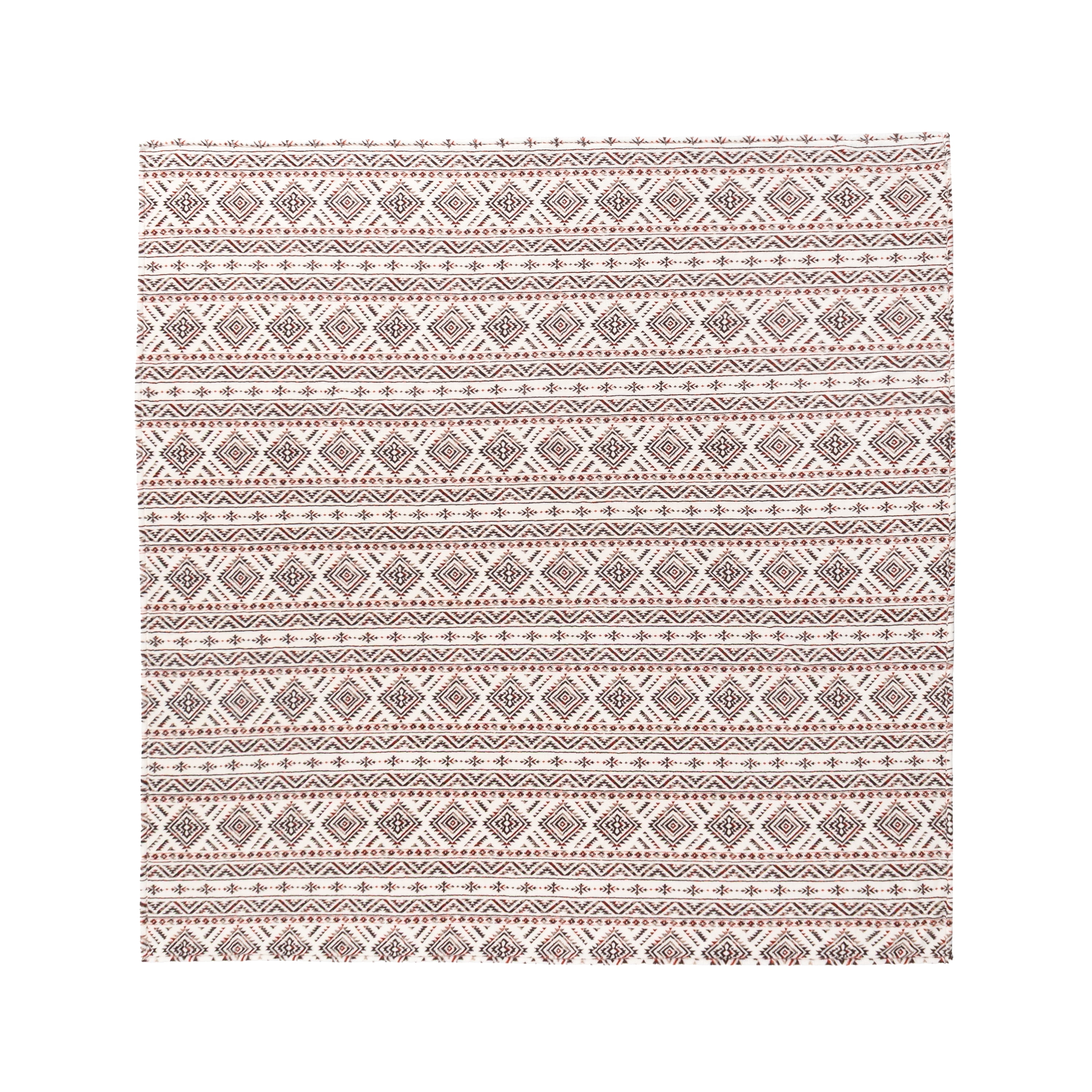 Berkshire Life Print Cozy Luxe Plush Bed Blanket Toci Aztec King Size