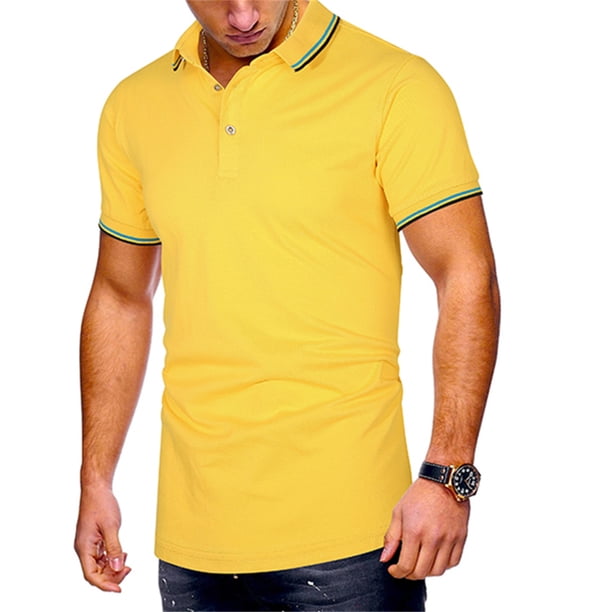 SAYOO Camisetas casuales de manga corta para hombres SAYOO moda