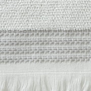 SKL Home Monogram Cotton Bath Towel, Q, White