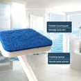 thumbnail image 4 of Long-Handle Bathroom Scrub Brush with Replaceable Sponge Head, 23" Pivoting Bathtub and Tile Scrubber for Shower, Wall, and Toilet Cleaning, 4 of 6