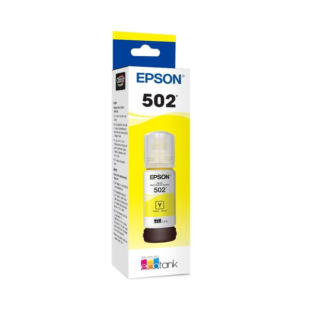 Botella de tinta Epson 502 EcoTank de ultra alta capacidad amarilla