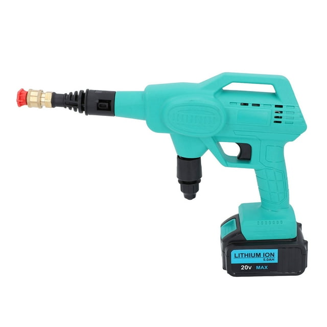 Cordless High Pressure Washer Battery Powered Handheld Cleaner for Home Car Floor