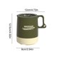 thumbnail image 3 of CaiYueKe Reusable Portable Travel Cup with Handle, Leak Proof Camping Coffee Mug, Eco Friendly Hiking Tea Tumbler for Outdoor Picnic Backpacking, Lightweight Durable BPA Free Drinkware, 3 of 7
