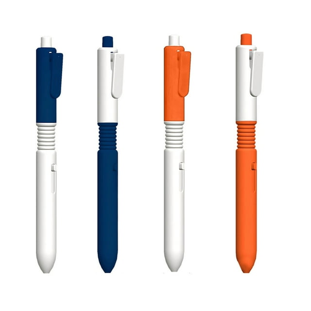 Ensemble de Stylos-Plume 4 Pcs, Stylo-Bille de Simulation à Réduction de Pression, Capable de Presser et de Pulvériser de l'Eau, un Stylo-Plume Intéressant, Stylos-Plumes pour Écrire