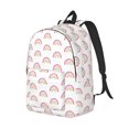 thumbnail image 2 of Balery Rainbow Vintage Canvas Backpack for Men and Women - Large Capacity, Durable Travel Laptop Bag for School, Work, Hiking, and Outdoor Activities, 2 of 7