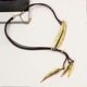 thumbnail image 3 of Collar Bohemio shaofei con Colgante de plumas y cuerda de piel sintética 60 cm, 3 of 5