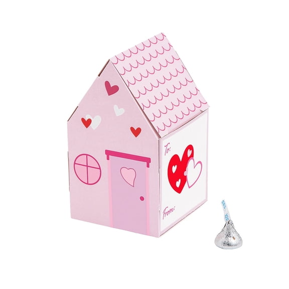 Valentine’s Day Favor Boxes, Party Supplies, Valentine's Day, 12 Pieces