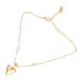 thumbnail image 4 of Sophisticated Gold Anklet Adorned With Heart Crystal Elegant Foot Chain Suitable For Parties And Romance Dates, 4 of 9