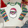 thumbnail image 4 of HongQid Christmas Shirts for Women Christmas Theme Printed Graphic Tshirts Long Sleeve Round Neck Tops, 4 of 5