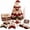 Santa, variant on Americana Christmas Tree Quilt Kit, DIY Patchwork Sewing Craft Kit (Reindeer)