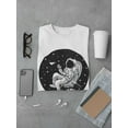 thumbnail image 3 of Astronaut In Space. T-Shirt Men -Smartprints Designs, Male 4X-Large, 3 of 4