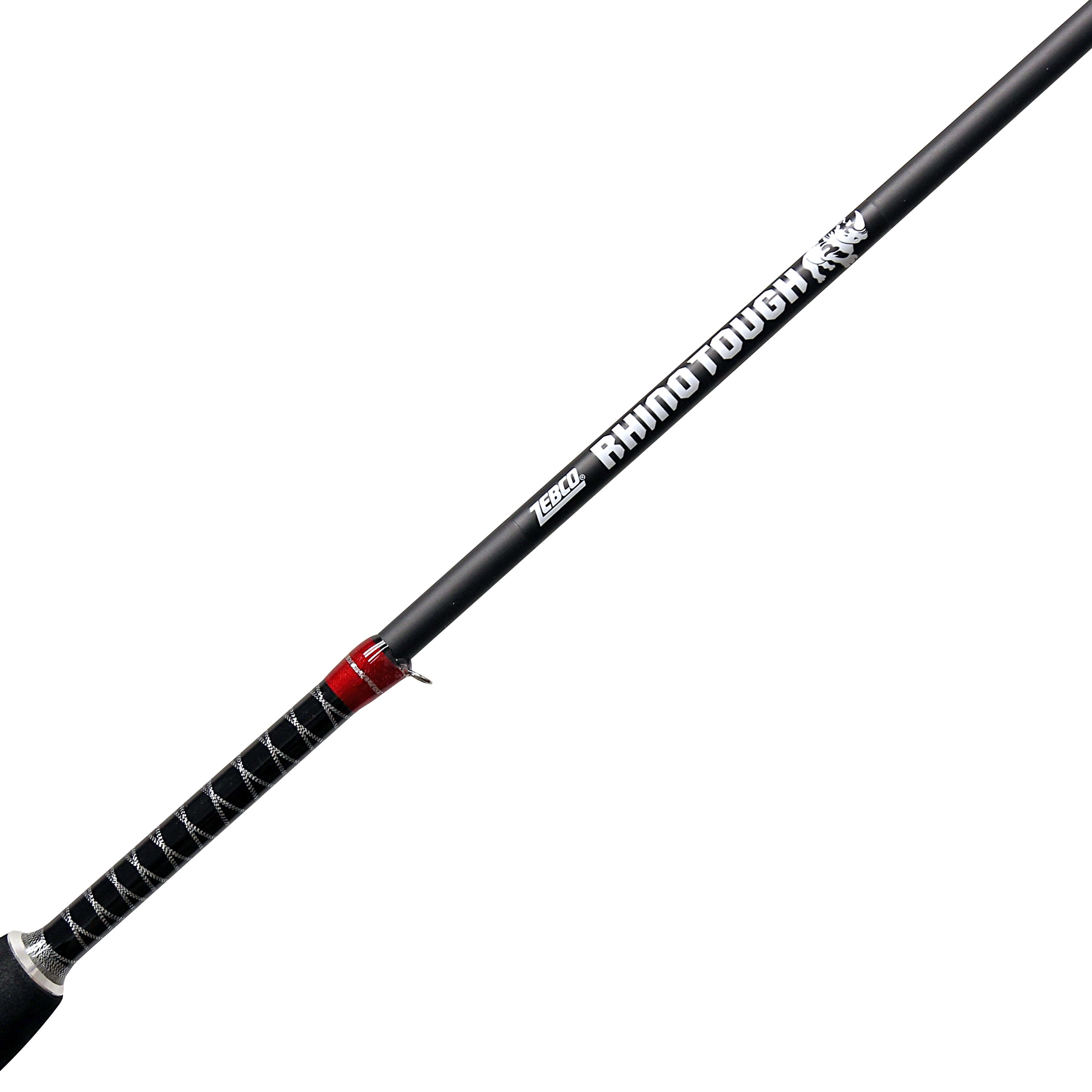 Zebco Rhino Tough Casting Fishing Rod, 5-Foot 6-Inch Fishing Pole, Black