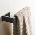 thumbnail image 2 of Afoxsos Modern 8.26 in. Wall Mounted Towel Bar, Angle Simple Stainless Steel in Black Open Arm Kitchen Towel Bar Hand Towel Rack, 2 of 7