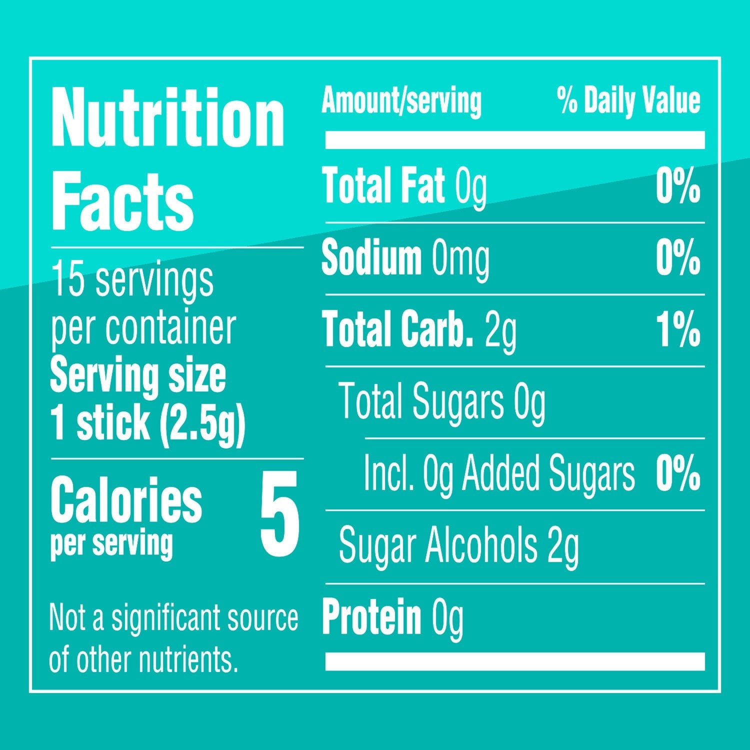 Extra Polar Ice Sugar Free Gum, 15 Count Packs, Multipack of 10 With White Bowl By OMA
