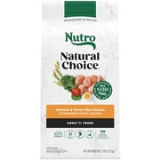 Nutro Natural Choice Adult Dry Dog Food, Chicken and Brown Rice Recipe, 5 lbs. C80