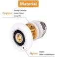thumbnail image 3 of Shower Sliding Door Roller Replacement Shower Roller for Roller 8 pieces 25mm, 3 of 5