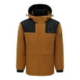 thumbnail image 2 of CKpwisy Winter Jackets for Women Waterproof Outdoor Hiking Heating Jackets Windproof USB Charging Heated Jacket Brown S, 2 of 4