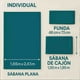 thumbnail image 3 of Juego de Sabanas Tacto Algodón Petroleo Individual Kyuden Home, 3 of 5