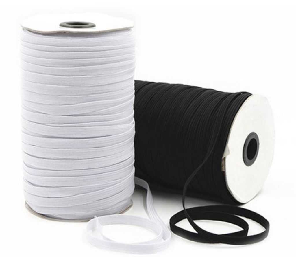 Soft & Stretchy Flat Elastic Band for Sewing Clothing DIY Arts and Craft 10 metres 5mm Elastic Flat White Elastic Cord Knitting 