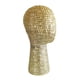 thumbnail image 3 of Pelucas decorativas Perfecl para salón Cabeza de maniquí de exhibición de postizo 21 pulgadas color dorado, 3 of 8