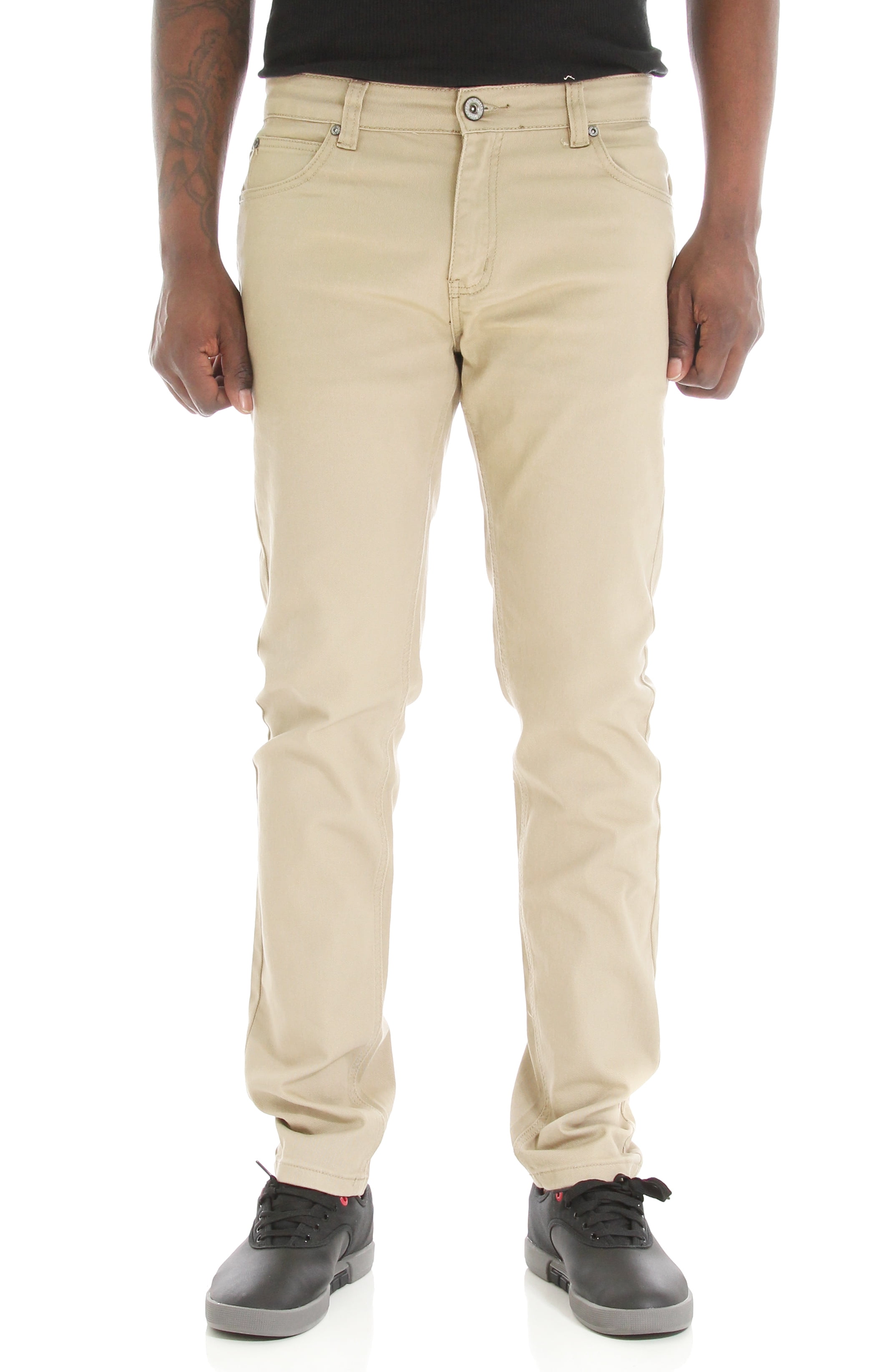 khaki skinny jeans mens