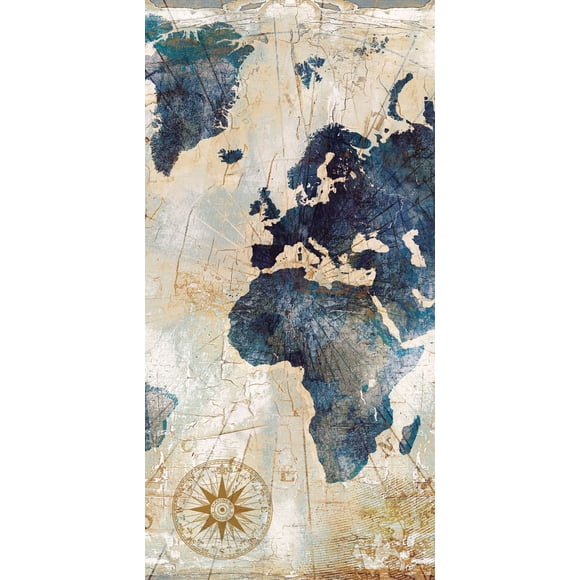 Abstract Wall Art Canvas Prints World Map Paintings For Living Room Wall Artwork Bedroom Posters and Pictures For Home Decor50 x 70 cm (without frame),PT 1766-2