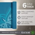 thumbnail image 2 of Indigo PointYoga Mat - Premium 6mm Print Extra Thick Non Slip Exercise & Fitness Mat for All Types of Yoga, Pilates & Floor Workouts (68"L x 24"W x 6mm Thick), 2 of 5
