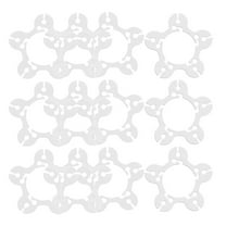 Masteelf 150pcs White Balloon Clips Plastic Connectors for Home Party Decorations Balloons Size 2.5 inches