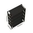 thumbnail image 3 of 24In 4-Tier Stackable Shoe Rack Space Saving Multi-Functional Stackable Storage Organizer Entryway Dorm Garage Mudroom Shoe Storage Toy Book Plant Display Rack Home Storage Solution, 3 of 7