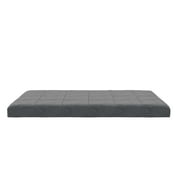 DHP Willow 6 Inch Full Size Quilted Microfiber Futon Mattress, Gray