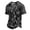 Black, variant on Camouflage Pattern Short Sleeve T-Shirt for Men