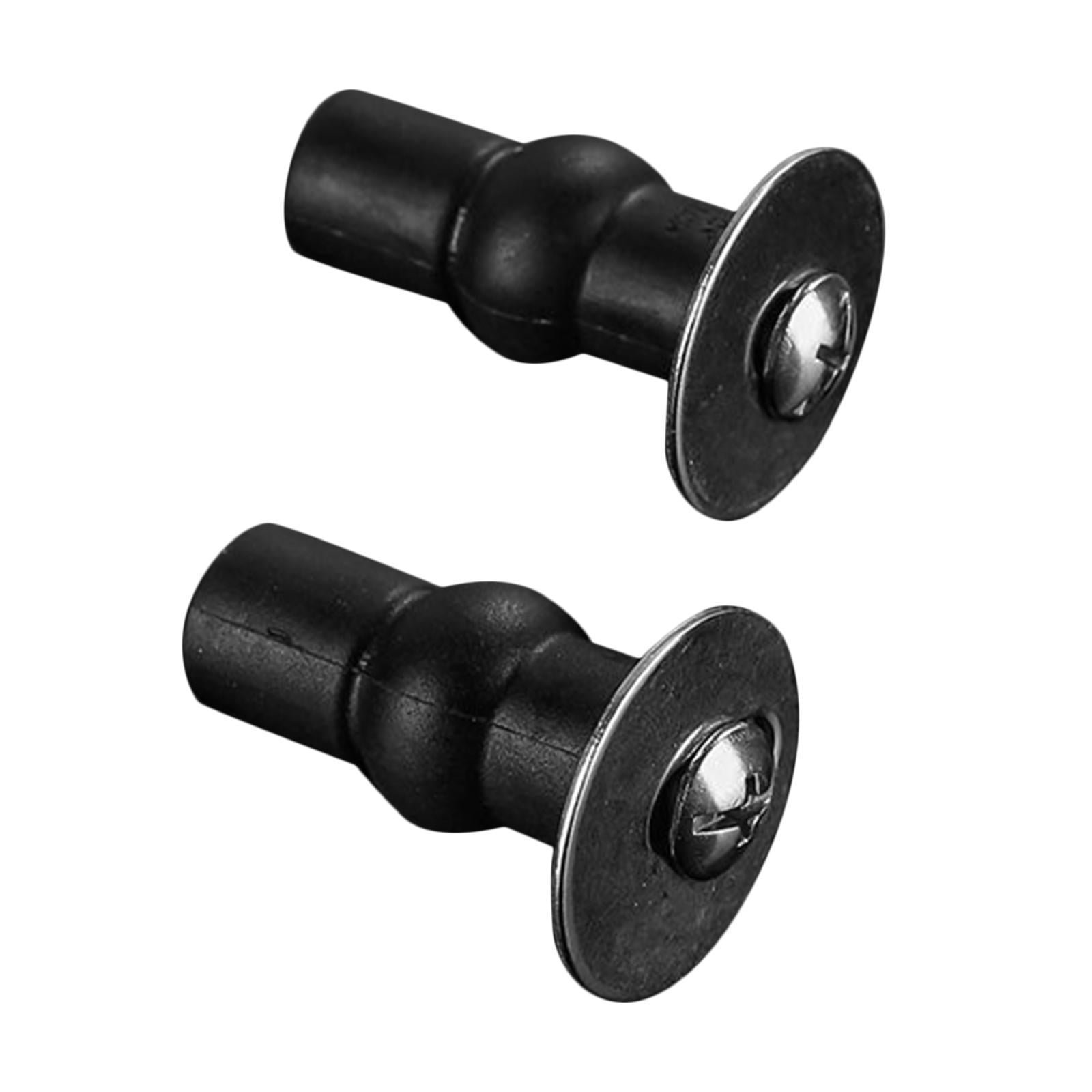 Toilet Seat Hinge Fixings Quick Release Nuts Screws Hole Fittings Expanding Rubber Screws for