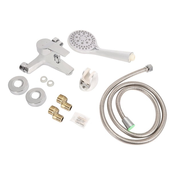 Juego de cabezal de ducha de mano para baño doméstico con 5 funciones G1/2 pulg., kit de rociador de ducha, accesorios