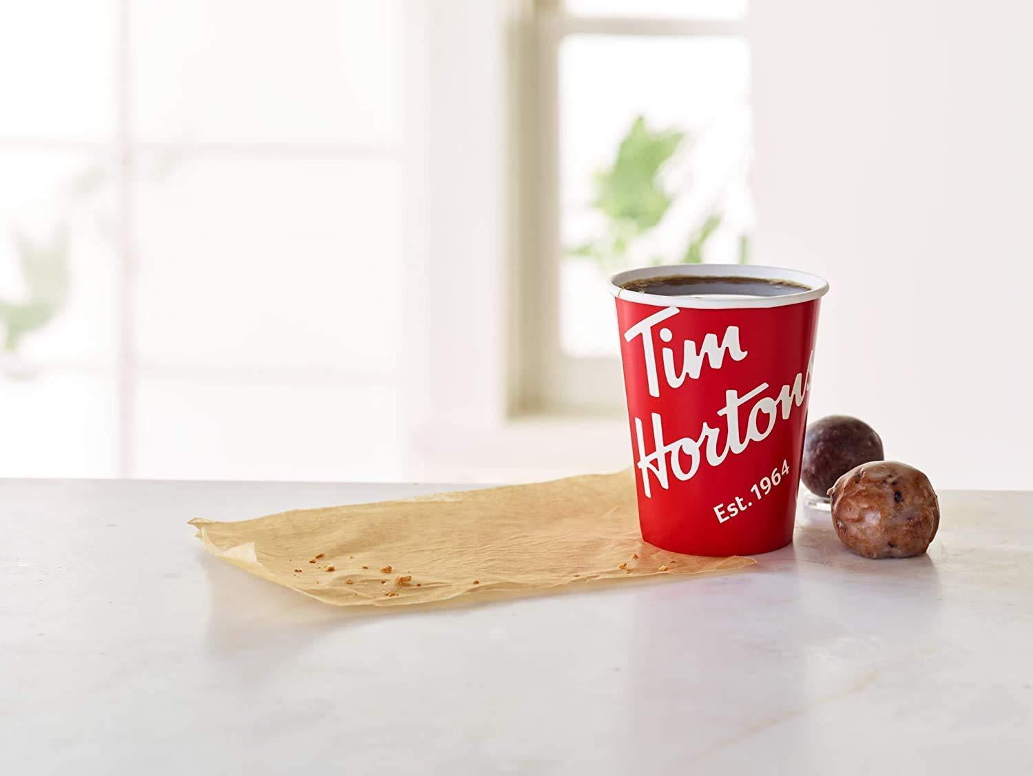 Tim Hortons 100% Colombian Dark Medium Roast Fine Grind Coffee