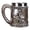B, variant on A Skull Shaped Stainless Steel Mug Ancient Ram Resin Beer Mug Home Bar Decor, Stainless Steel