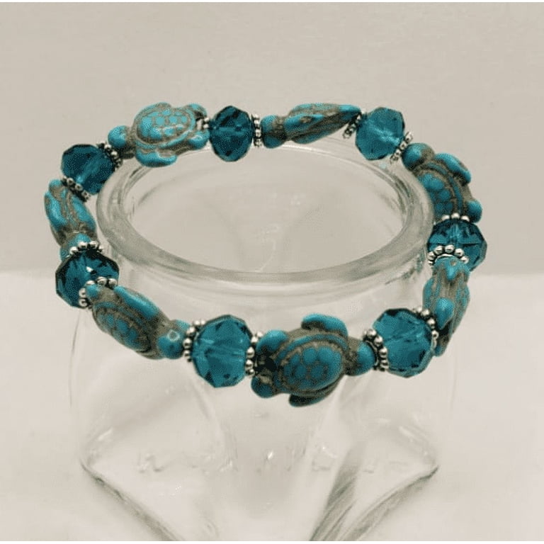 Amy & Annette Hawaiian Sea Turtle Bracelet, Turquoise photo 3