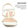 thumbnail image 4 of Journee Womens Zaidda Sling Back Flat Sandals, 4 of 7