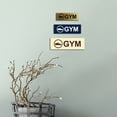 thumbnail image 4 of Basic Gym Sign (Brushed Gold) - Small, 4 of 5